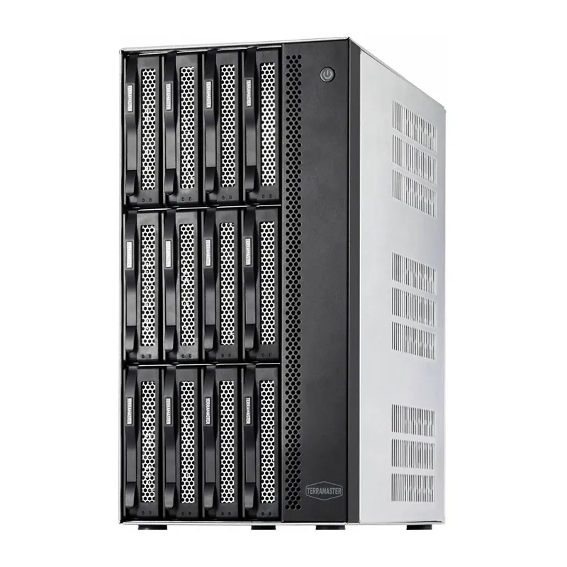 TERRAMASTER T12-500 Pro NAS File Server with Intel Core i7-1255U, 16GB RAM, 12 bays